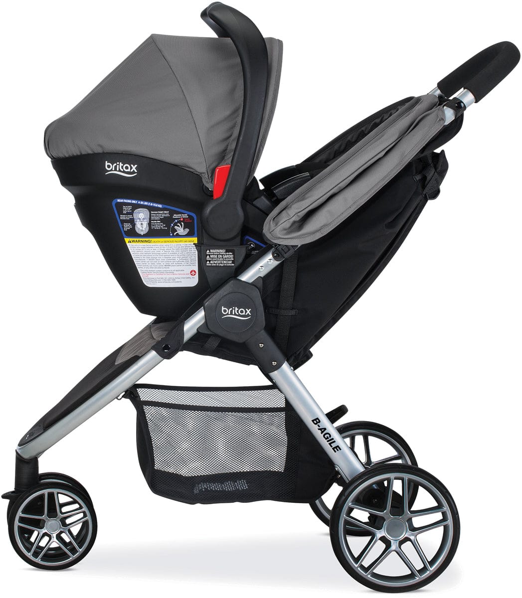 Britax B-Agile 3 & B-Safe 35 Travel System - Steel