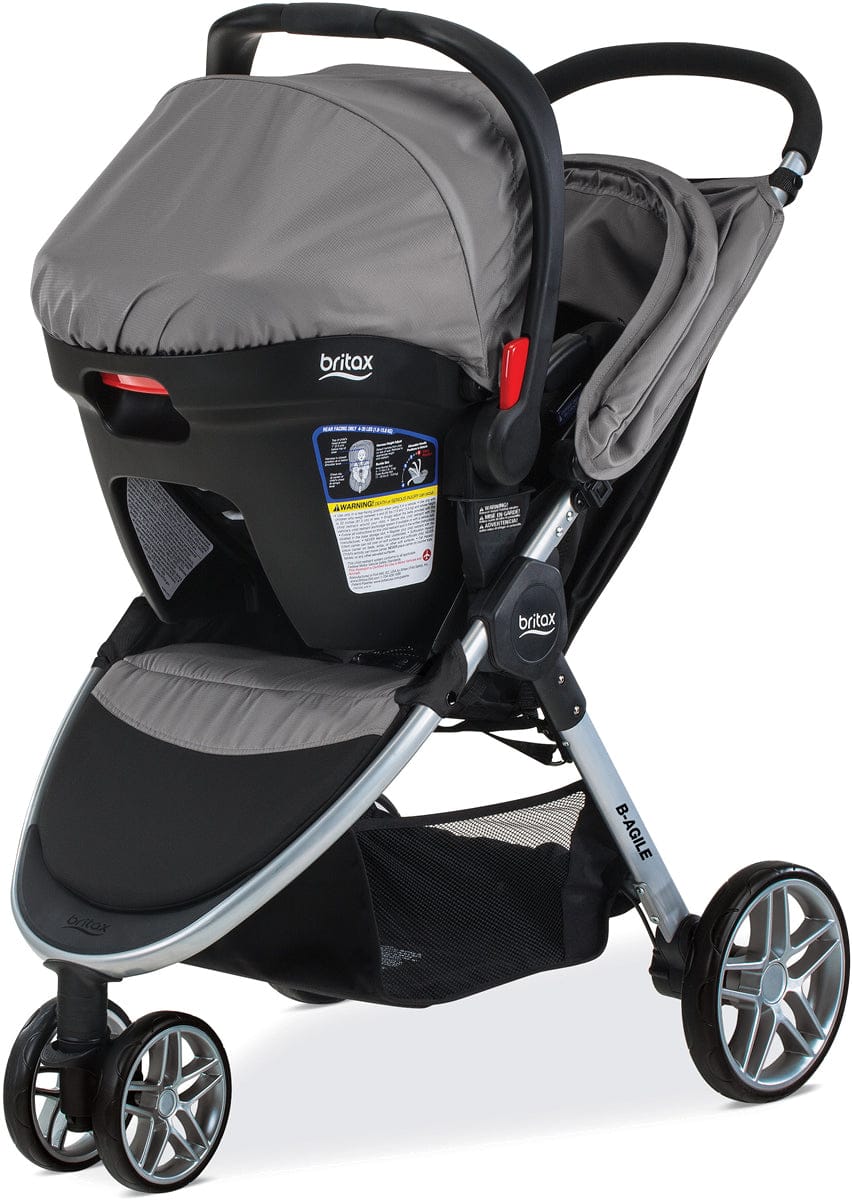 Britax B-Agile 3 & B-Safe 35 Travel System - Steel