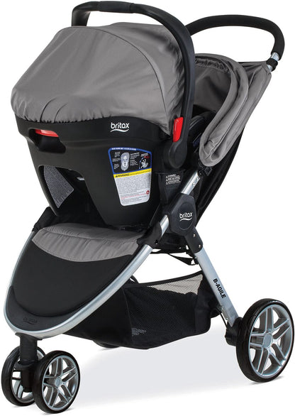 Britax B-Agile 3 & B-Safe 35 Travel System - Steel