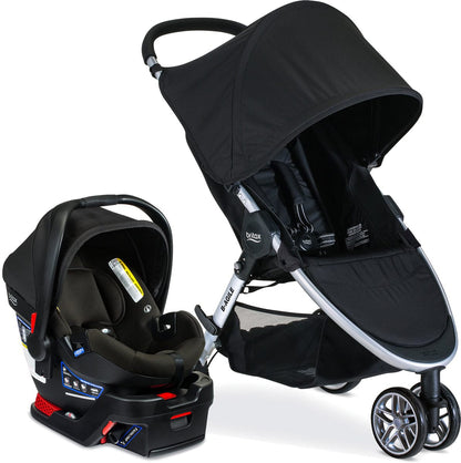 Britax B-Agile 3 & B-Safe Gen2 Travel System Bundle - Black / Eclipse Black