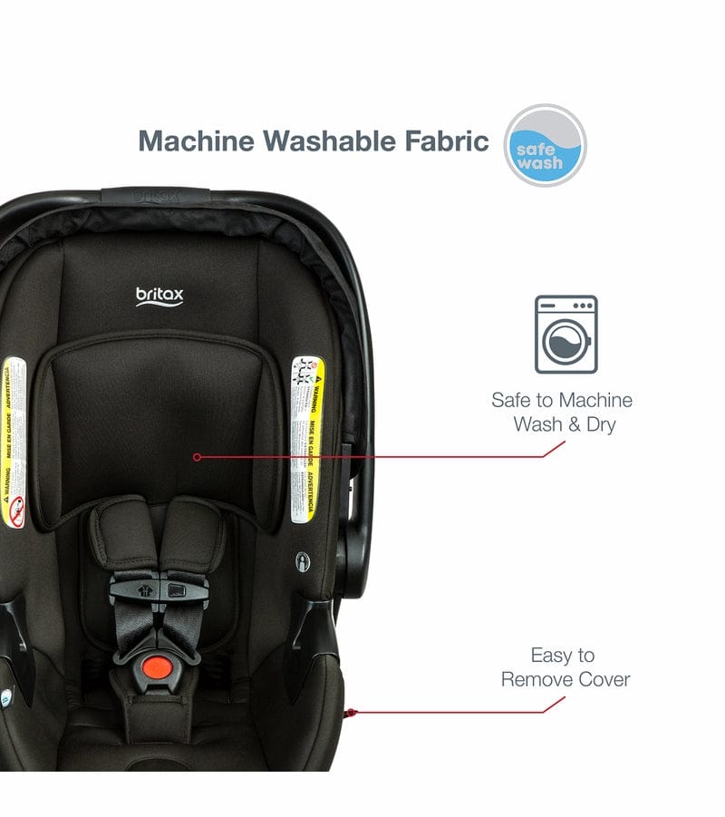 Britax B-Agile 3 & B-Safe Gen2 Travel System Bundle - Black / Eclipse Black