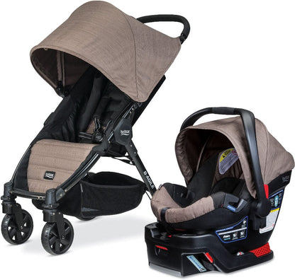 Britax B-Agile 4 & B-Safe 35 Travel System - Fossil Brown