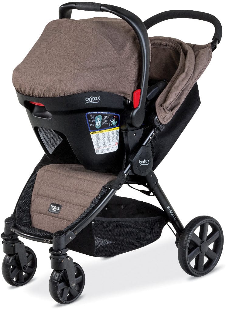 Britax B-Agile 4 & B-Safe 35 Travel System - Fossil Brown