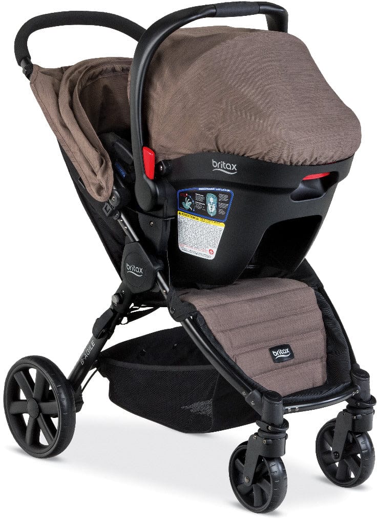 Britax B-Agile 4 & B-Safe 35 Travel System - Fossil Brown