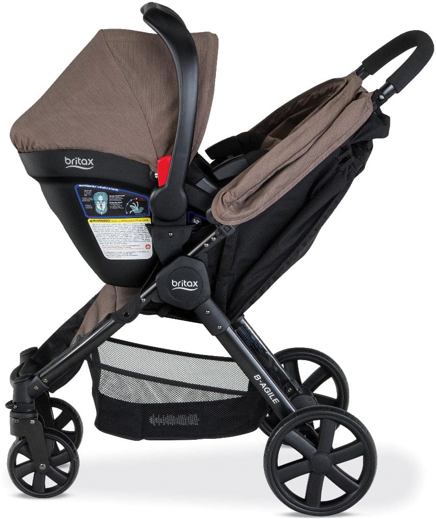 Britax B-Agile 4 & B-Safe 35 Travel System - Fossil Brown