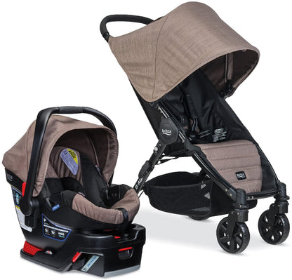 Britax B-Agile 4 & B-Safe 35 Travel System - Fossil Brown
