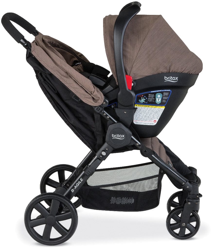 Britax B-Agile 4 & B-Safe 35 Travel System - Fossil Brown