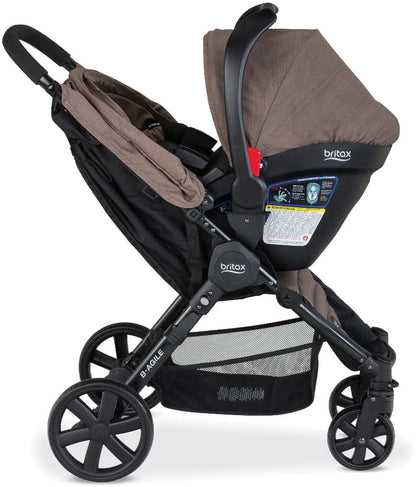 Britax B-Agile 4 & B-Safe 35 Travel System - Fossil Brown