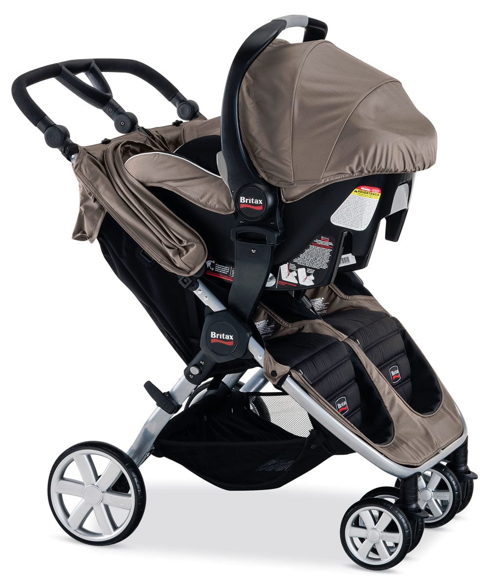 Britax B-Agile Double Stroller - Sandstone - U491844