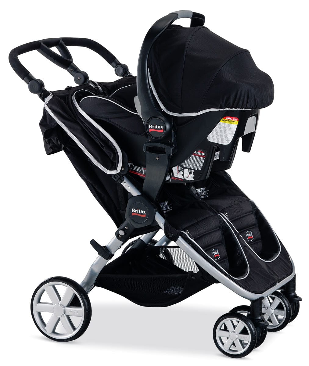 Britax B-Agile Double Stroller Travel System - Black - U491842-E9BE53C