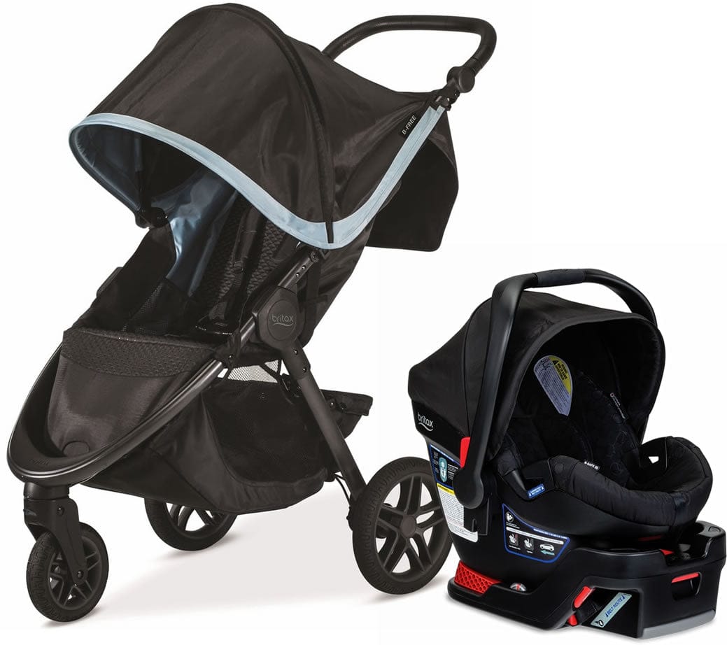 Britax B-Free & B-Safe 35 Travel System - Frost/Black - U741901-E1A725M