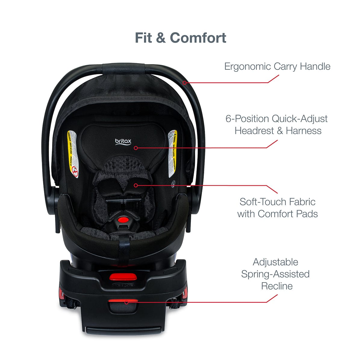 Britax B-Free & B-Safe Gen2 FlexFit Travel System - Midnight - S12777200