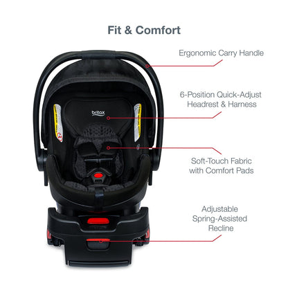 Britax B-Free & B-Safe Gen2 FlexFit Travel System - Midnight - S12777200