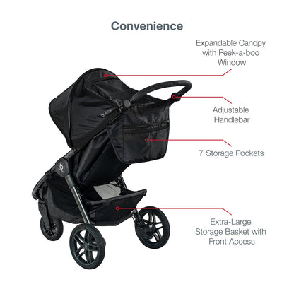 Britax B-Free & B-Safe Gen2 FlexFit Travel System - Midnight - S12777200