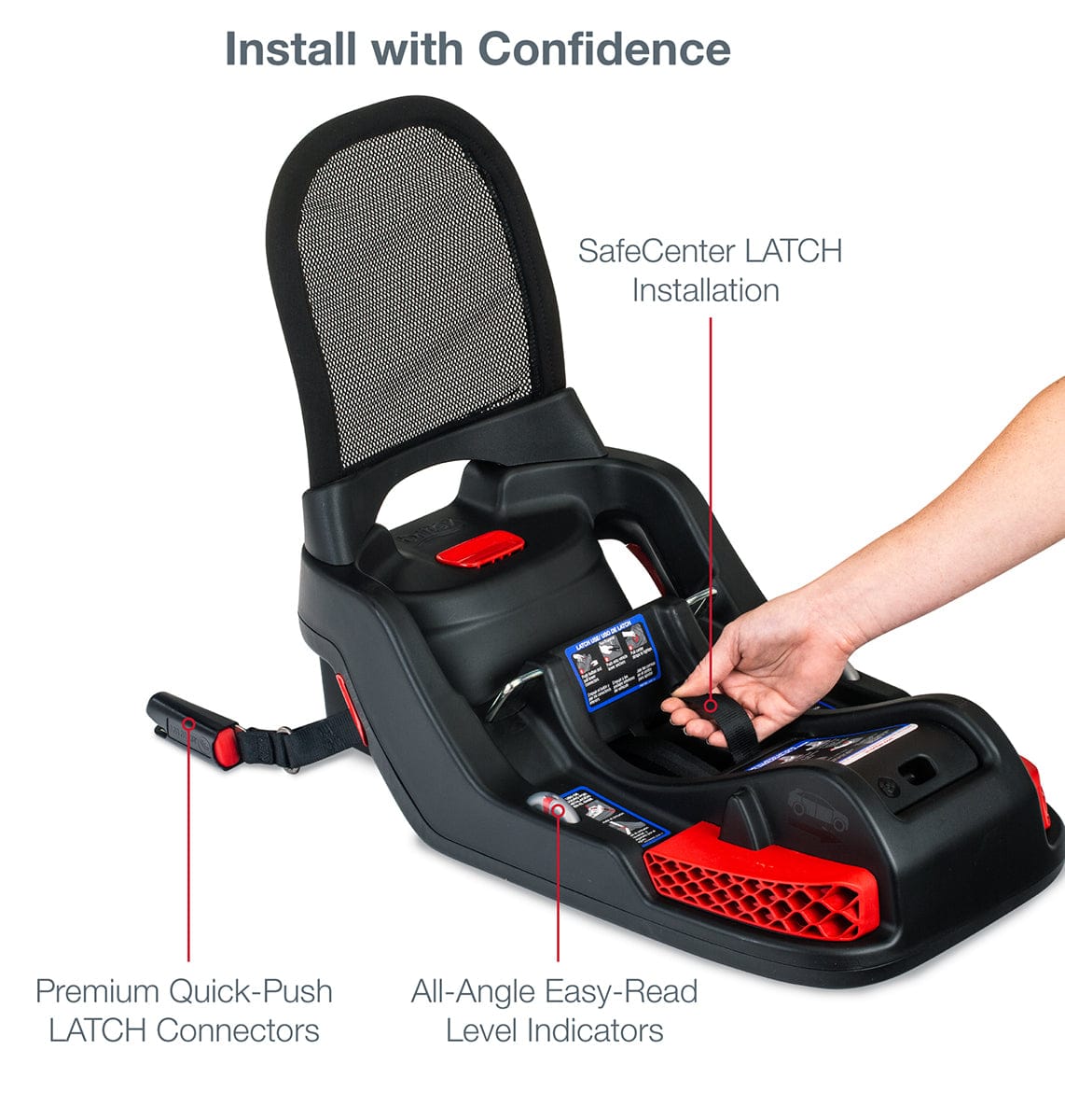 Britax B-Free & B-Safe Gen2 FlexFit+ Travel System - Midnight