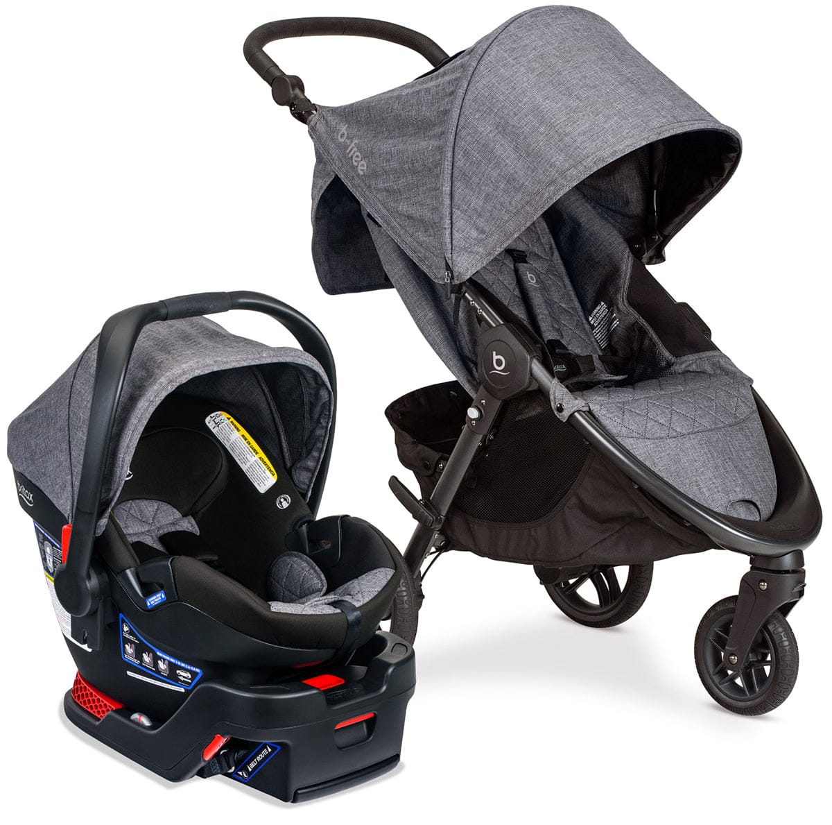Britax B-Free & B-Safe Gen2 FlexFit Travel System - Vibe - S12777300