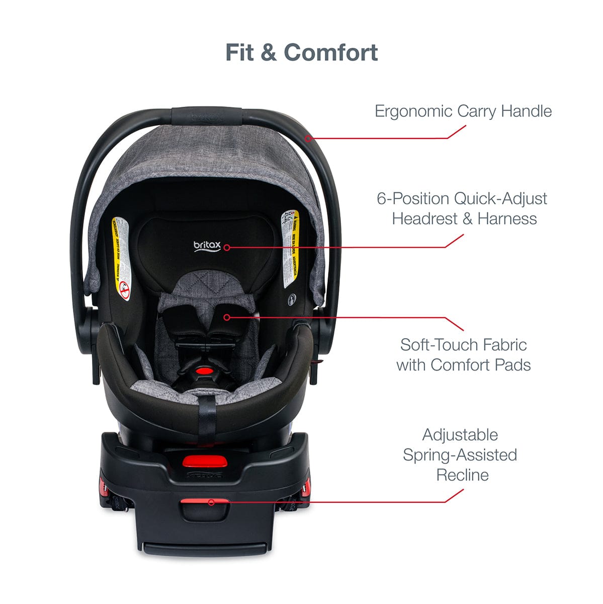 Britax B-Free & B-Safe Gen2 FlexFit Travel System - Vibe - S12777300