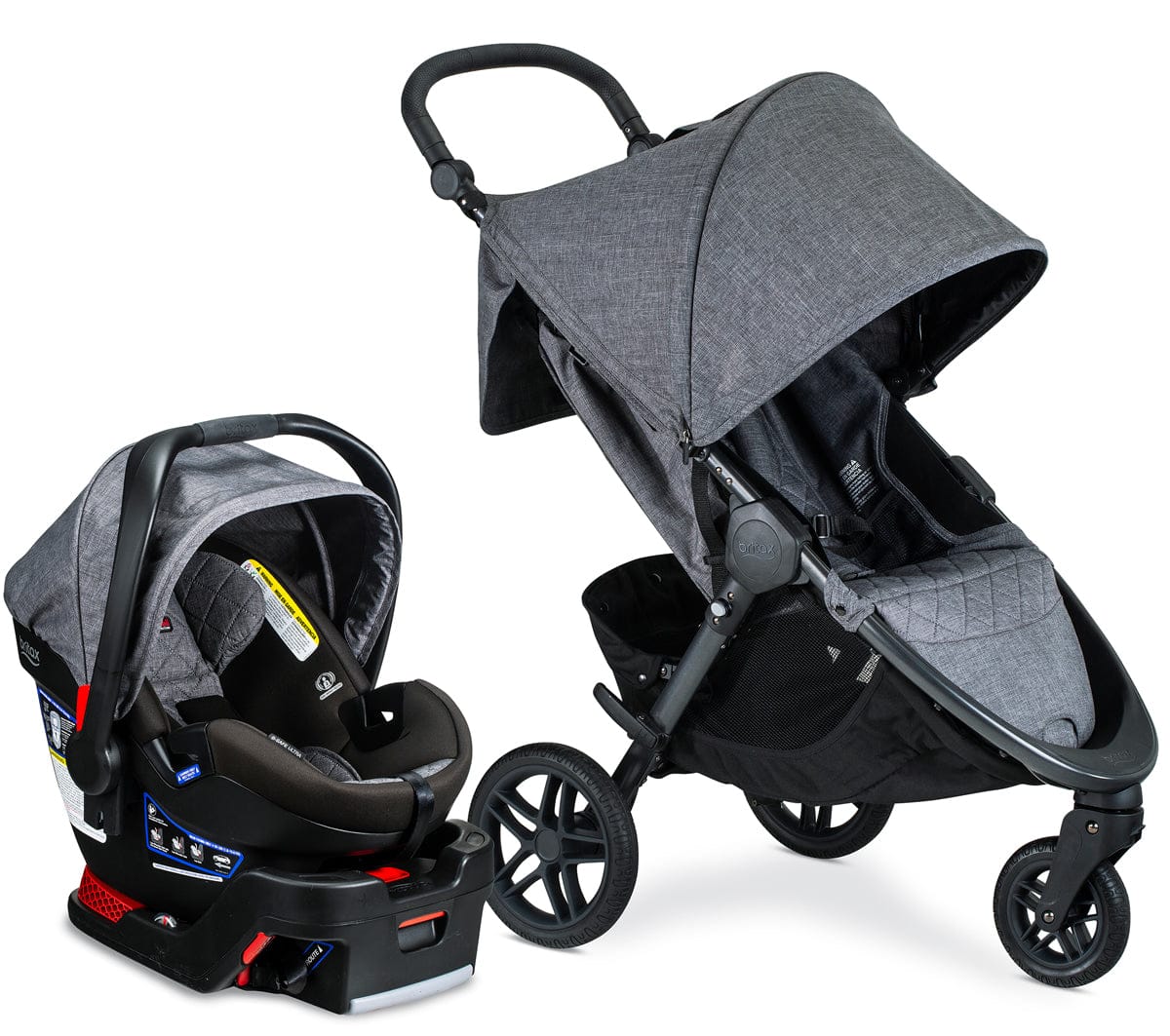 Britax B-Free & B-Safe Ultra Travel System - Vibe