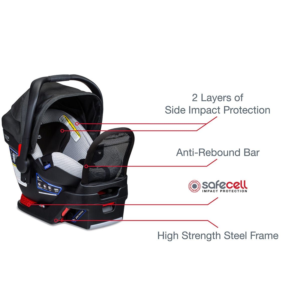 Britax B-Free + Endeavours Travel System - Clean Comfort - S11771200