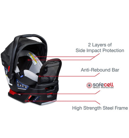Britax B-Free + Endeavours Travel System - Clean Comfort - S11771200