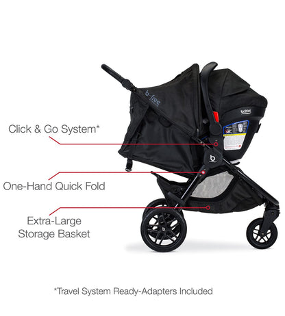 Britax B-Free + Endeavours Travel System - Clean Comfort - S11771200