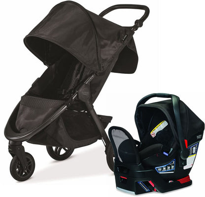 Britax B-Free + Endeavours Travel System - Midnight/Circa