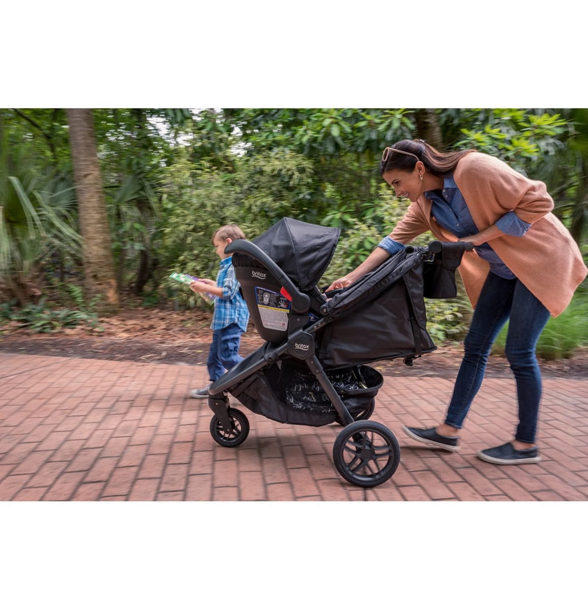 Britax B-Free + Endeavours Travel System Bundle - Pewter/Circa