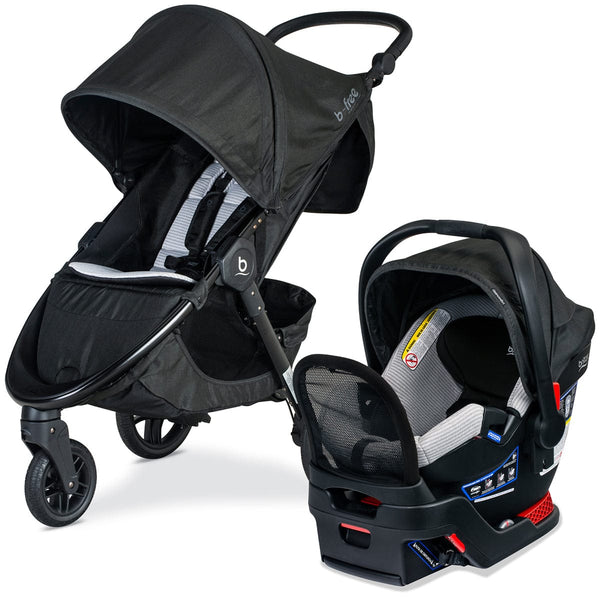 Britax B-Free Premium & B-Safe Gen2 FlexFit+ Travel System - Clean