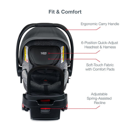 Britax B-Free Sport & B-Safe Gen2 FlexFit+ Travel System - Asher - S12778100