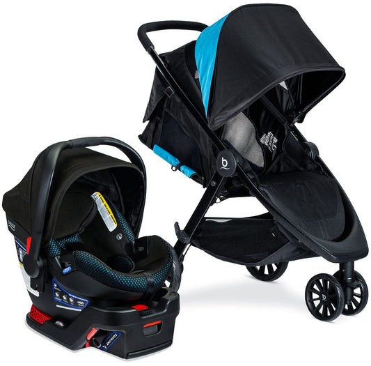 Britax B-Lively & B-Safe Gen2 FlexFit Travel System - Cool Flow Teal - S12777000