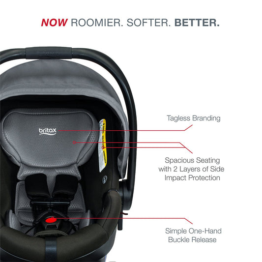 Britax B-Lively & B-Safe Gen2 FlexFit Travel System - Fog (SafeWash) - S12776700