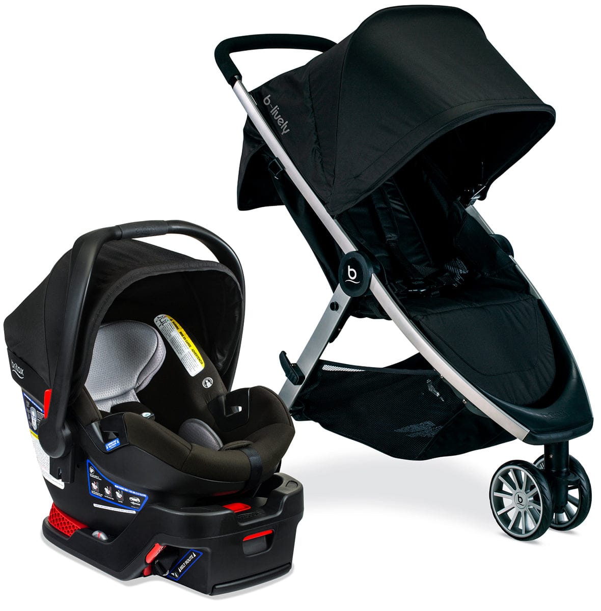 Britax B-Lively & B-Safe Gen2 FlexFit Travel System - Twilight (SafeWash) - S12776800