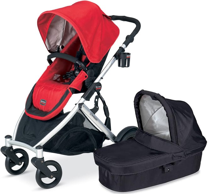Britax B-Ready 2012 Stroller with Bassinet Bundle - Red/Black - U281792-S885400