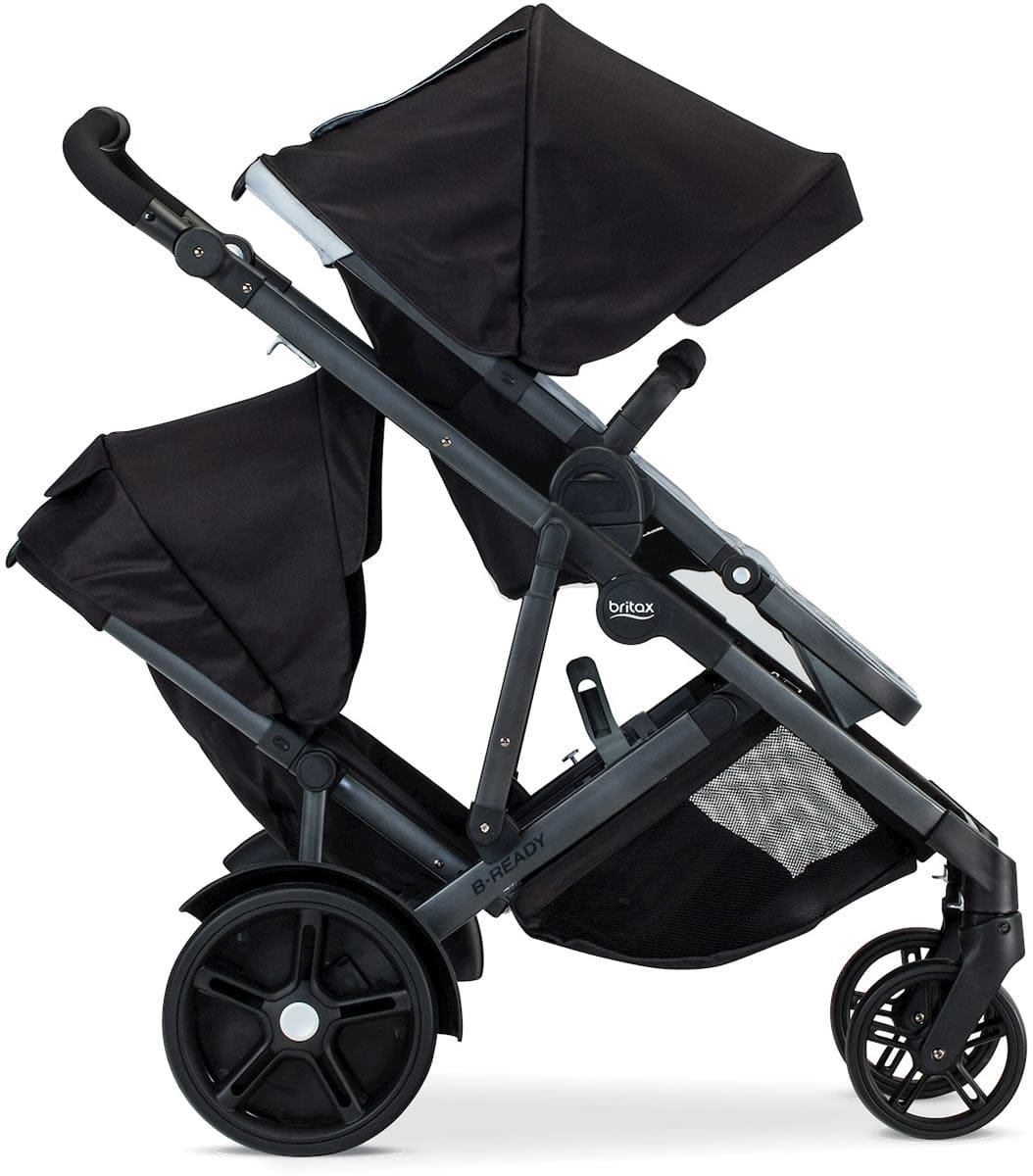 Britax B-Ready 2017 Double Stroller Bundle - Mist
