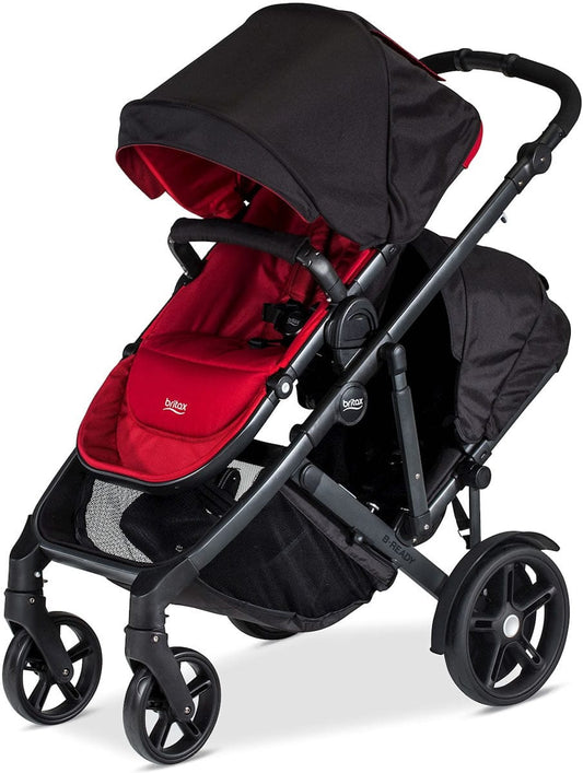 Britax B-Ready 2017 Double Stroller Bundle - Poppy