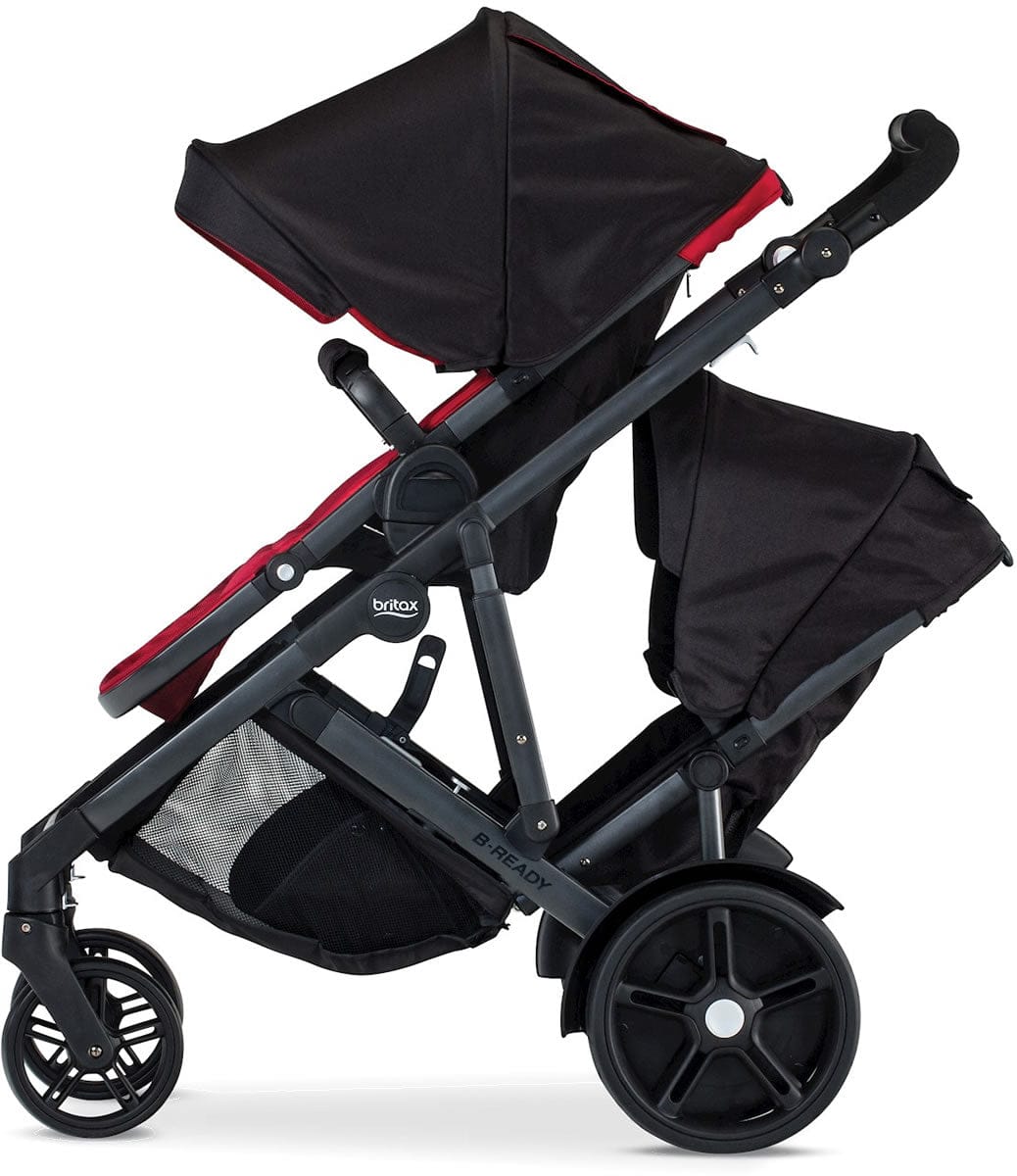 Britax B-Ready 2017 Double Stroller Bundle - Poppy
