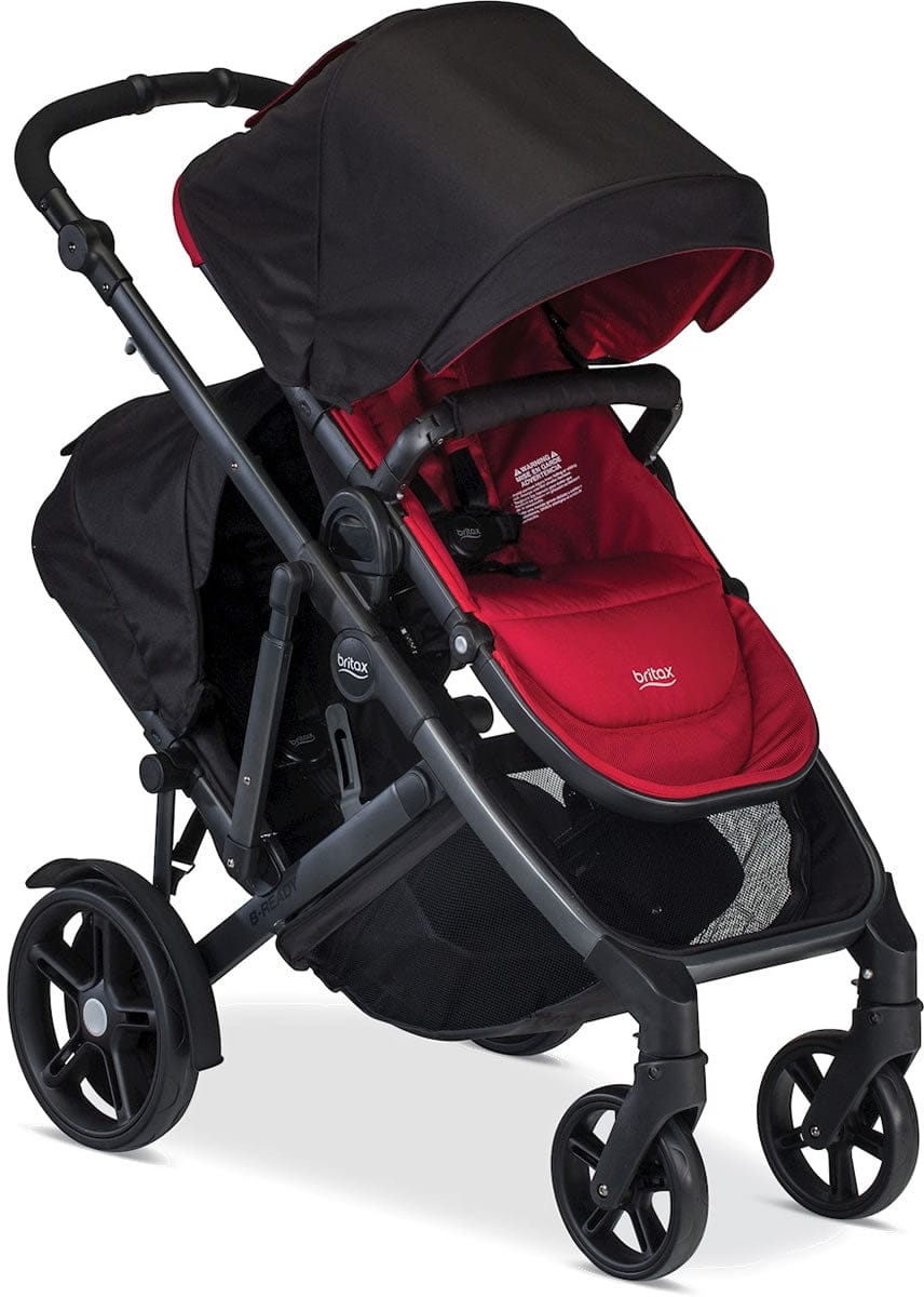 Britax B-Ready 2017 Double Stroller Bundle - Poppy