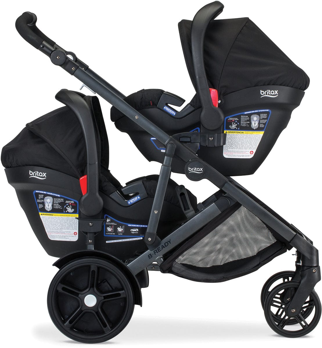 Britax B-Ready 2017 Single-to-Double Stroller - Black