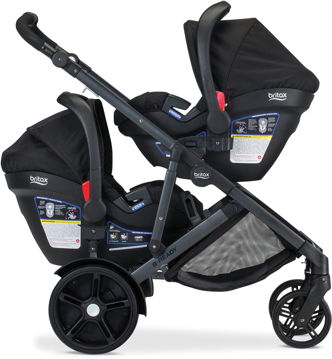 Britax B-Ready 2017 Single-to-Double Stroller - Mist