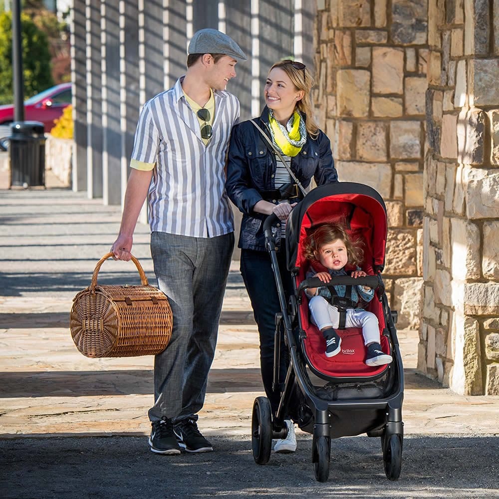 Britax B-Ready 2017 Single-to-Double Stroller - Poppy