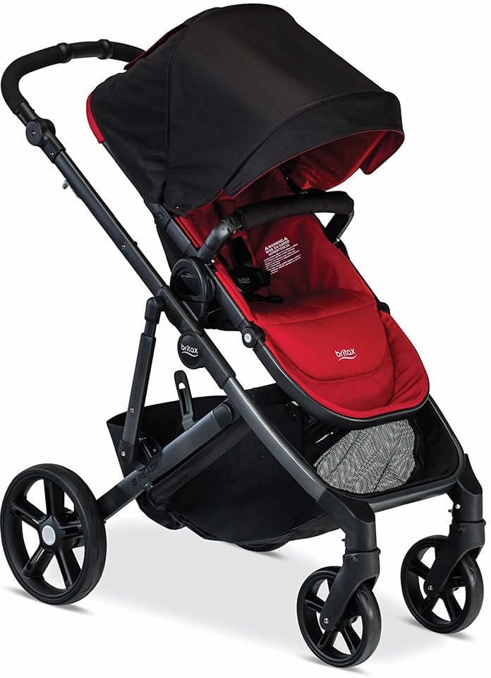 Britax B-Ready 2017 Single-to-Double Stroller - Poppy