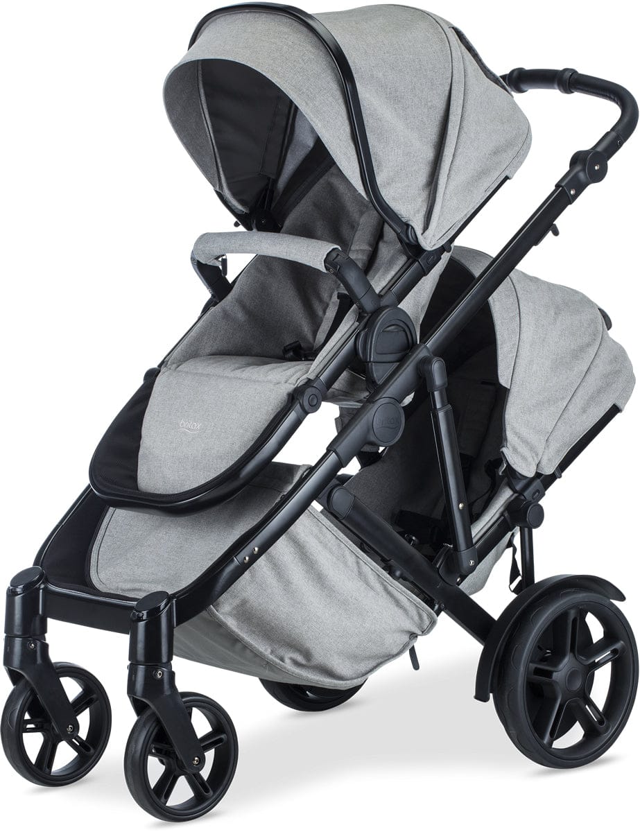 Britax B-Ready G3 Double Stroller Bundle - Nanotex (Moisture, Odor, and Stain Resistant Fabric)