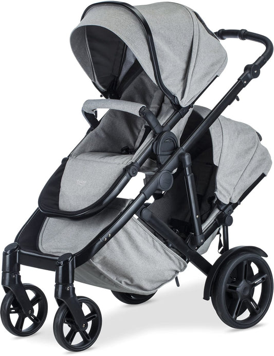 Britax B-Ready G3 Double Stroller Bundle - Nanotex (Moisture, Odor, and Stain Resistant Fabric)