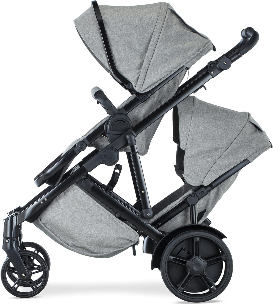 Britax B-Ready G3 Double Stroller Bundle - Nanotex (Moisture, Odor, and Stain Resistant Fabric)