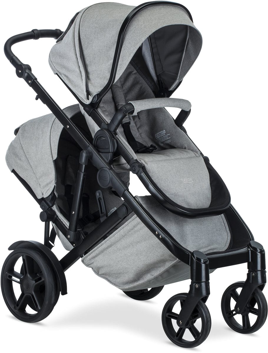 Britax B-Ready G3 Double Stroller Bundle - Nanotex (Moisture, Odor, and Stain Resistant Fabric)