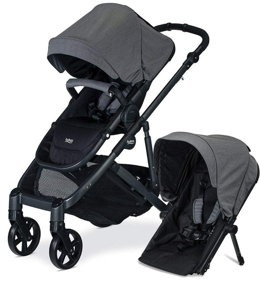 Britax B-Ready G3 Double Stroller Bundle - Haze