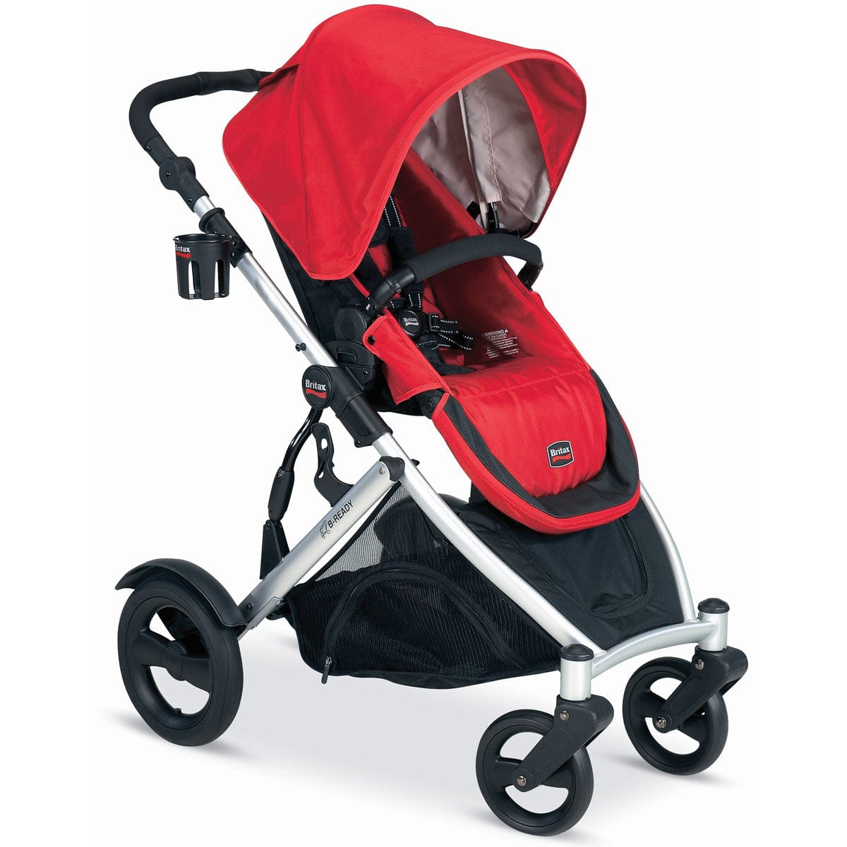 Britax B-Ready Single-to-Double Stroller in Red