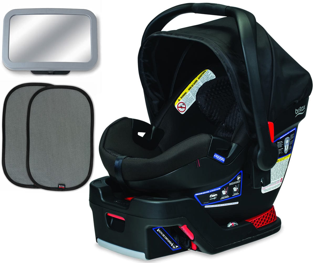 Britax B-Safe 35 Elite Infant Car Seat Bundle - Midnight - E1A999E
