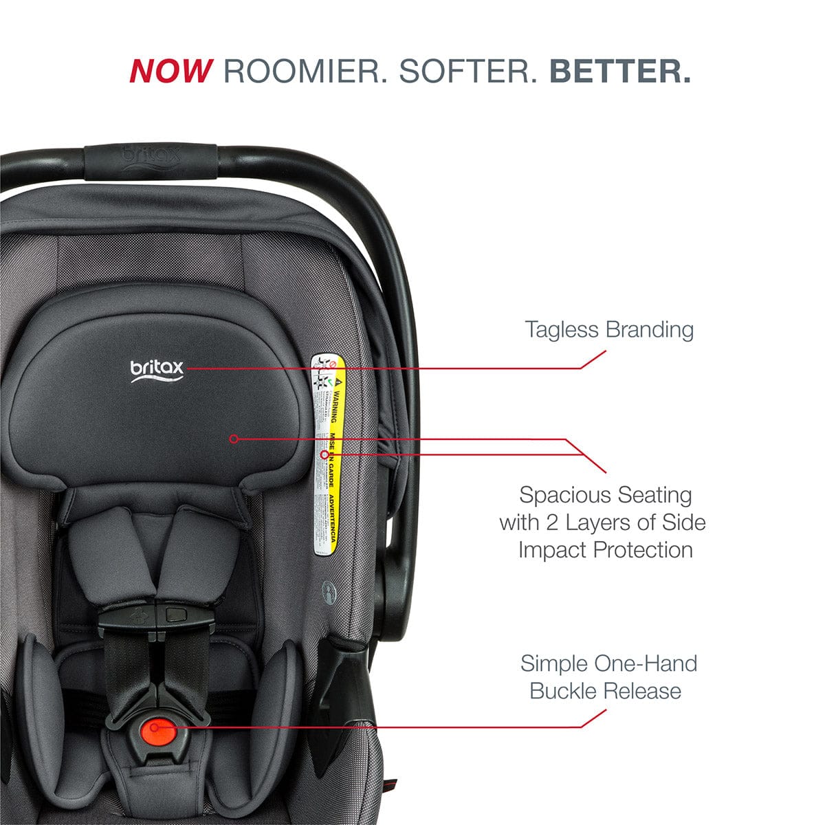 Britax B-Safe Gen2 FlexFit+ Infant Car Seat - Drift (SafeWash) - E1C767T