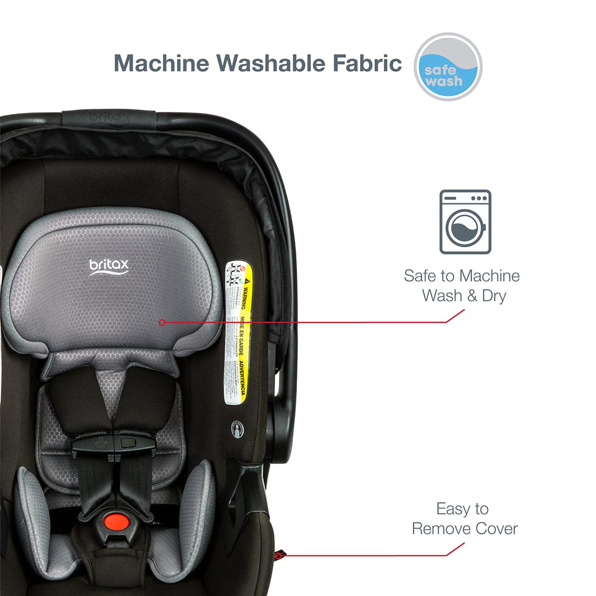 Britax B-Safe Gen2 FlexFit Lightweight Infant Car Seat - Twilight (SafeWash)